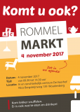 Flyer rommelmarkt 4 november 2017